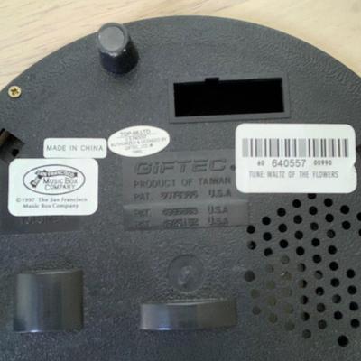 LOT 48 B: 1997 Numbered Limited Edition The S. F. Music Box Co. Les Fleurs d' Amour Carousel Collection Musical Carousel "Waltz...