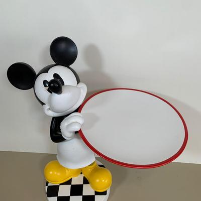 LOT 50 A: Disney's Mickey Mouse Waiter Serving Butler Statue