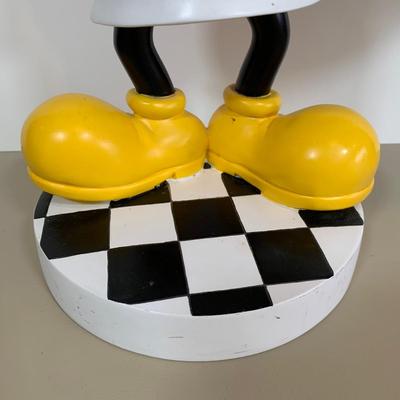 LOT 50 A: Disney's Mickey Mouse Waiter Serving Butler Statue
