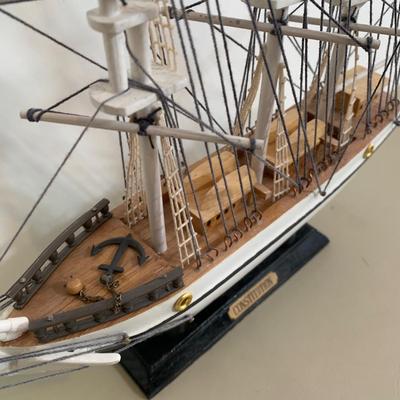 LOT 52 A: Model Ships "Constitution" & "Cutty Sark"