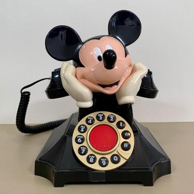 LOT 53 A: Telemania Disney's Mickey Mouse Corded Desk Phone