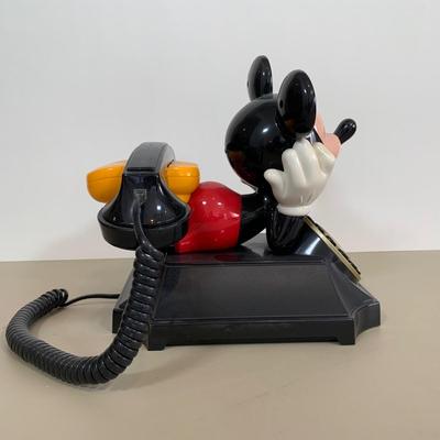 LOT 53 A: Telemania Disney's Mickey Mouse Corded Desk Phone