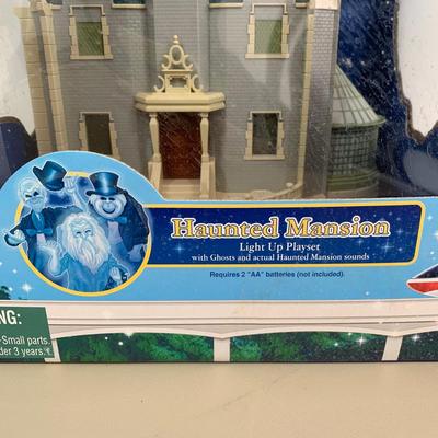LOT 55: NIP Sealed Disney's Haunted Mansion Light Up Playset w/ Sounds