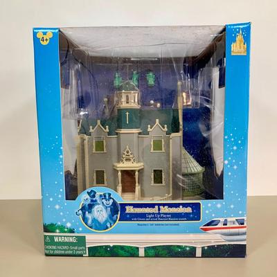 LOT 55: NIP Sealed Disney's Haunted Mansion Light Up Playset w/ Sounds