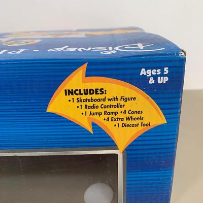 LOT 61 A: NIP Sealed Disney Pixar Mickey Mouse Ramp Riders Radio Control Skateboard