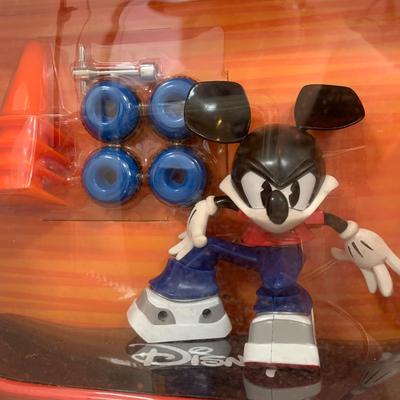 LOT 61 A: NIP Sealed Disney Pixar Mickey Mouse Ramp Riders Radio Control Skateboard