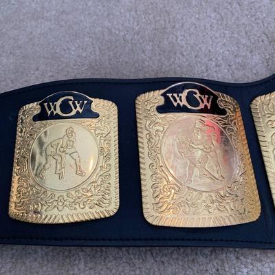 LOT 63 A: Figures Toy Co. 1999 WCW World Television Champion Replica Belt