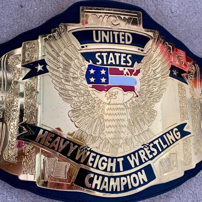 LOT 64 B: Figures Toy Co. 1999 WCW United States Heavy Weight Wrestling Champion Replica Belt