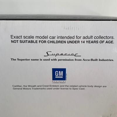 LOT 65 A: Sunset Coach by Precision Miniatures 1959 Cadillac Superior Crown Royale Landau Hearse 1:18 Scale Model #PMSC-01B