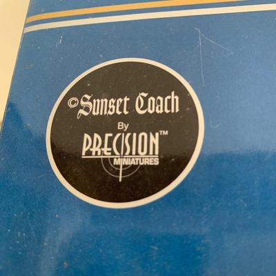 LOT 65 A: Sunset Coach by Precision Miniatures 1959 Cadillac Superior Crown Royale Landau Hearse 1:18 Scale Model #PMSC-01B