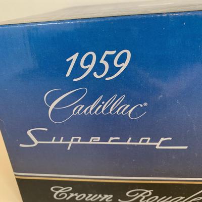 LOT 65 A: Sunset Coach by Precision Miniatures 1959 Cadillac Superior Crown Royale Landau Hearse 1:18 Scale Model #PMSC-01B