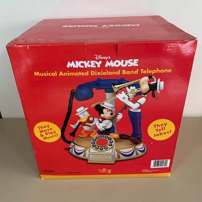 LOT 67 A: NIP Disney's Mickey Mouse Musical Animated Dixieland Band Telephone Model #024700