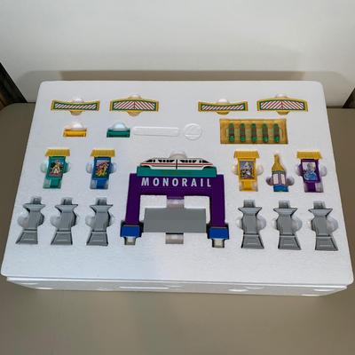 LOT 68 B: Walt Disney World Disneyland Resorts Monorail Switch Station Theme Park Collection