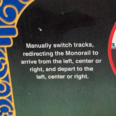 LOT 68 B: Walt Disney World Disneyland Resorts Monorail Switch Station Theme Park Collection