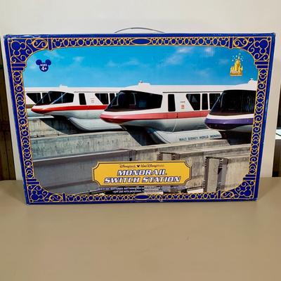 LOT 68 B: Walt Disney World Disneyland Resorts Monorail Switch Station Theme Park Collection