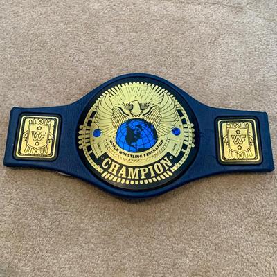 LOT 70 A: Children's Foam 1998 & 1999 Jakks WWF Replica Belts