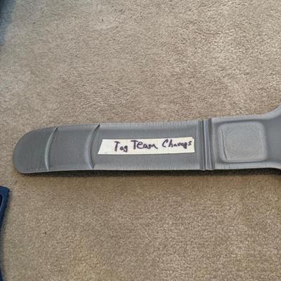 LOT 70 A: Children's Foam 1998 & 1999 Jakks WWF Replica Belts