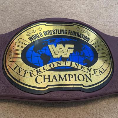 LOT 70 A: Children's Foam 1998 & 1999 Jakks WWF Replica Belts