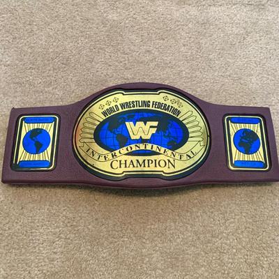 LOT 70 A: Children's Foam 1998 & 1999 Jakks WWF Replica Belts