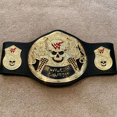 LOT 70 A: Children's Foam 1998 & 1999 Jakks WWF Replica Belts