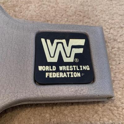 LOT 70 A: Children's Foam 1998 & 1999 Jakks WWF Replica Belts
