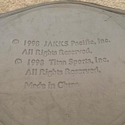 LOT 70 A: Children's Foam 1998 & 1999 Jakks WWF Replica Belts