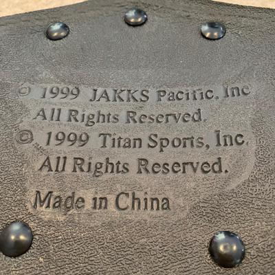 LOT 70 A: Children's Foam 1998 & 1999 Jakks WWF Replica Belts