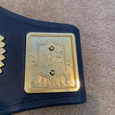 LOT 71 A: Children's Foam WCW & WWF Replica Belts