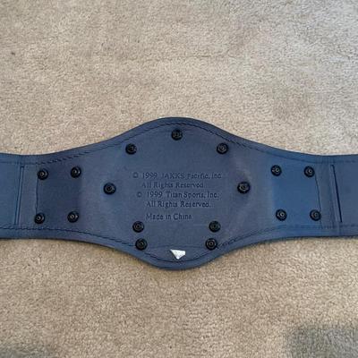 LOT 71 A: Children's Foam WCW & WWF Replica Belts