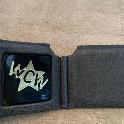 LOT 71 A: Children's Foam WCW & WWF Replica Belts