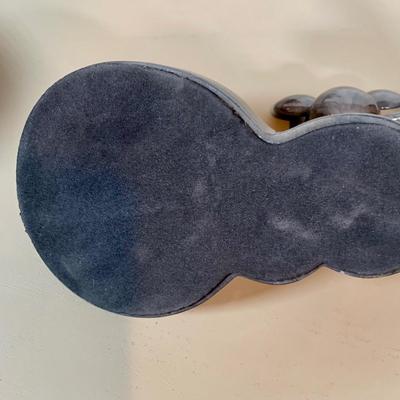 LOT 72 A: Disney Mickey Mouse Faux Marble Office Desk Set w/ NIP Pencils; Coaster, Pencil Holder, Tape Dispenser, & Stapler