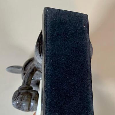 LOT 72 A: Disney Mickey Mouse Faux Marble Office Desk Set w/ NIP Pencils; Coaster, Pencil Holder, Tape Dispenser, & Stapler