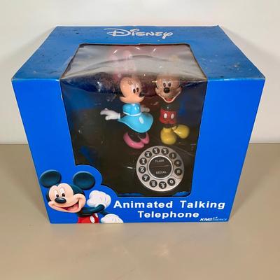 LOT 73 A: NIP Disney Animated Talking Telephone Model #026094