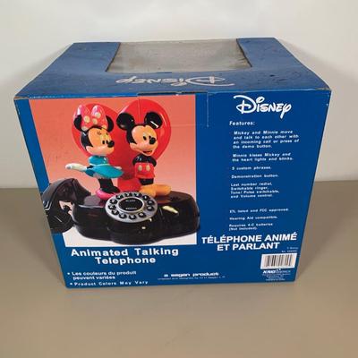 LOT 73 A: NIP Disney Animated Talking Telephone Model #026094