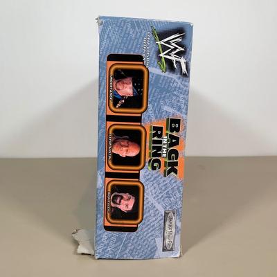 LOT 74 A: Jakks Pacific WWF Back In The Ring Undertaker, Steve Austin, & Steve Foley & F2 Federation Fighters Undertaker...