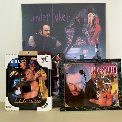 LOT 75 A: WWF Collection: Slam Cam, Posters, & More