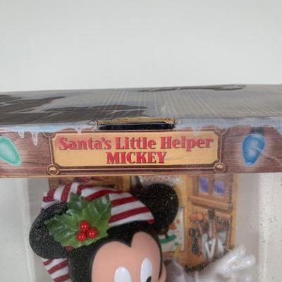 LOT 77 A: NIP Mattel Disney Collector Dolls Santa's Little Helper Mickey Model #50929