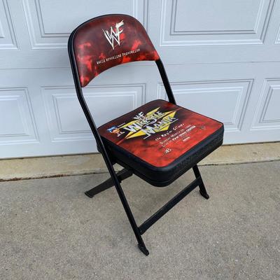 LOT 80 B: 1999 WWF Wrestle Mania "The Ragin' Climax" Event Chair