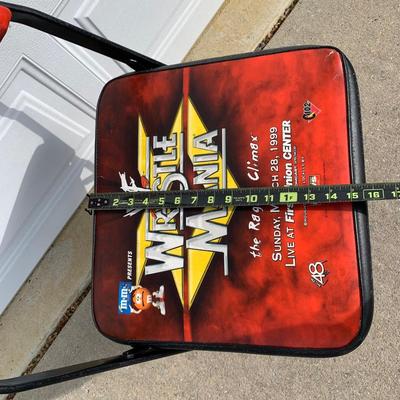 LOT 80 B: 1999 WWF Wrestle Mania "The Ragin' Climax" Event Chair