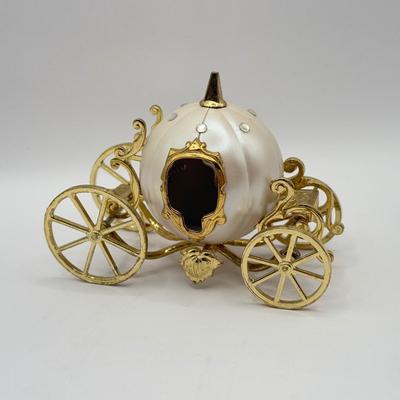 LOT 81B: NIP Disney Hallmark Keepsake Mickey Mouse Pocket Watch, NIP Mickey Watch & Mantle Clock Set & Cinderella's Coach