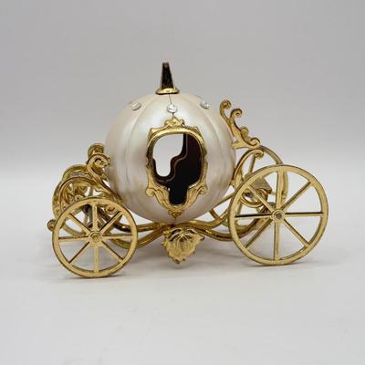 LOT 81B: NIP Disney Hallmark Keepsake Mickey Mouse Pocket Watch, NIP Mickey Watch & Mantle Clock Set & Cinderella's Coach