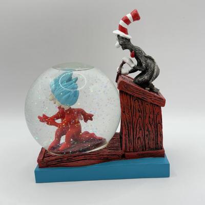 LOT 85B: Dr. Seuss Cat in the Hat Universal Studios Islands of Adventure Seuss Landing Collection - Red Machine Car, Snowglobe & I...