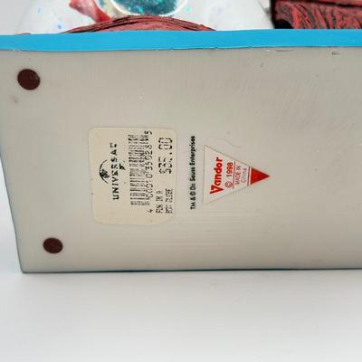 LOT 85B: Dr. Seuss Cat in the Hat Universal Studios Islands of Adventure Seuss Landing Collection - Red Machine Car, Snowglobe & I...