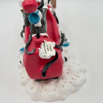 LOT 85B: Dr. Seuss Cat in the Hat Universal Studios Islands of Adventure Seuss Landing Collection - Red Machine Car, Snowglobe & I...