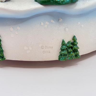 LOT 86B: 2001 Disney Christmas Mickey & Friends "Winter Wonderland" Musical Snowglobe w/ Mini Holiday Mickey Mouse Snowglobes