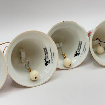 LOT 87B: Disney Ceramic Christmas Ornaments & Figures incl. Department 56 "75 Years with Mickey" Snowman Figurine