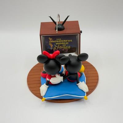 LOT 88B: Disney Hallmark Christmas Ornaments - World of Disney TV, Pinocchio & Sleepy Mickey and Pluto