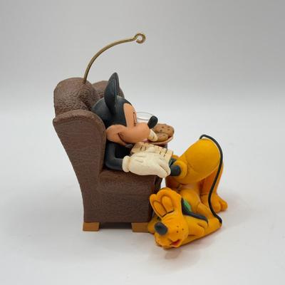 LOT 88B: Disney Hallmark Christmas Ornaments - World of Disney TV, Pinocchio & Sleepy Mickey and Pluto
