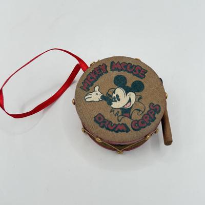 LOT 89B: Disney Mickey Mouse Club Ornaments, 2007 Hallmark Mickey Mouse T-Shirt Ornament & Cherished Teddies "Jeri" Figurine