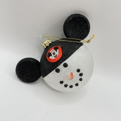 LOT 89B: Disney Mickey Mouse Club Ornaments, 2007 Hallmark Mickey Mouse T-Shirt Ornament & Cherished Teddies "Jeri" Figurine